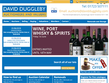 Tablet Screenshot of davidduggleby.com